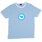 Two Hearts - RAMO- Ringer Unisex Tee