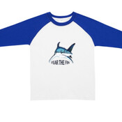 Fear the Fin - RAMO - Kids Raglan