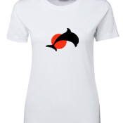 W/Dolphin - Ladies Tee - On Special!