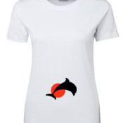 W/Dolphin - Ladies Tee - On Special!