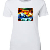 Surfs Up/W - Ladies Tee - On Special!