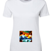 Surfs Up/W - Ladies Tee - On Special!