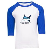 Fear the Fin - RAMO - Kids Raglan
