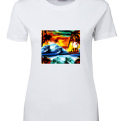 Surfs Up/W - Ladies Tee - On Special!