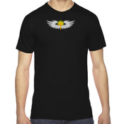 Cross/Wings - American Apparel Unisex Fine Jersey Short-Sleeve T-Shirt